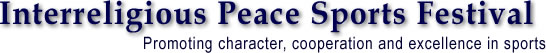interreligious peace sports festival athletic competition