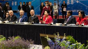 FFW Jour Fixe: Eindrcke von World Peace Summit 2020 in S-Korea  Herz  und Hand